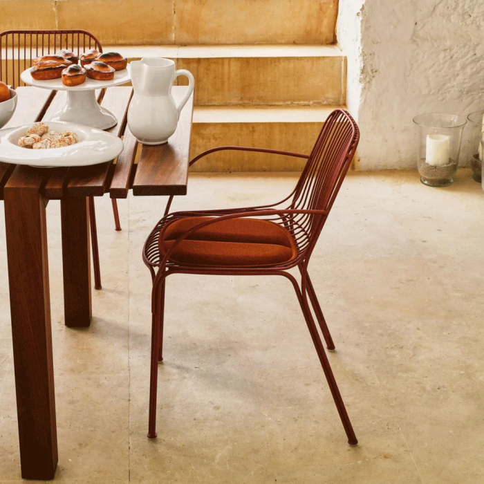 Hiray, Cushion for Chair/Armchair, Brick Red