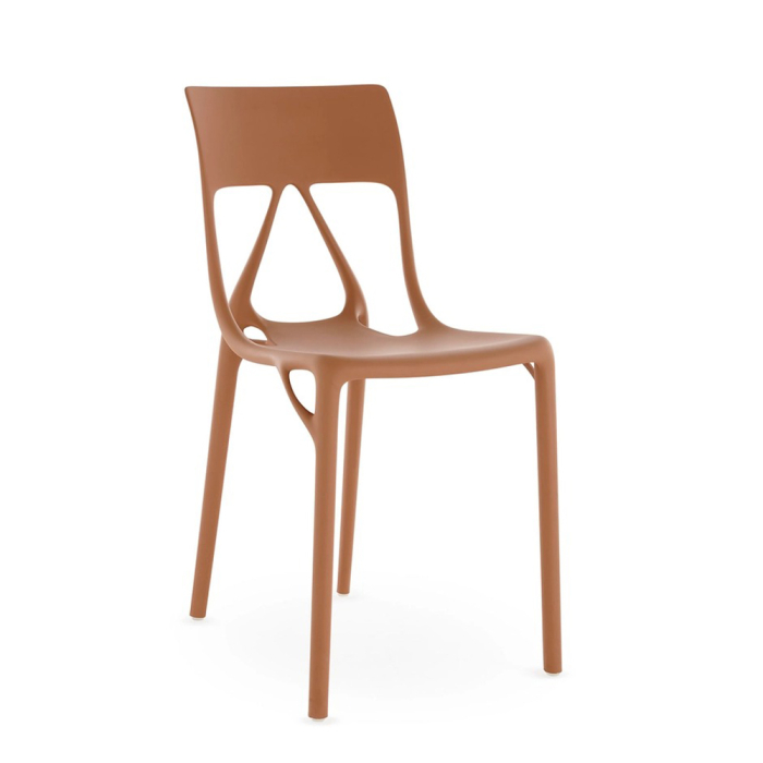 A.I. Lite, Outdoor Dining Chair, Brown