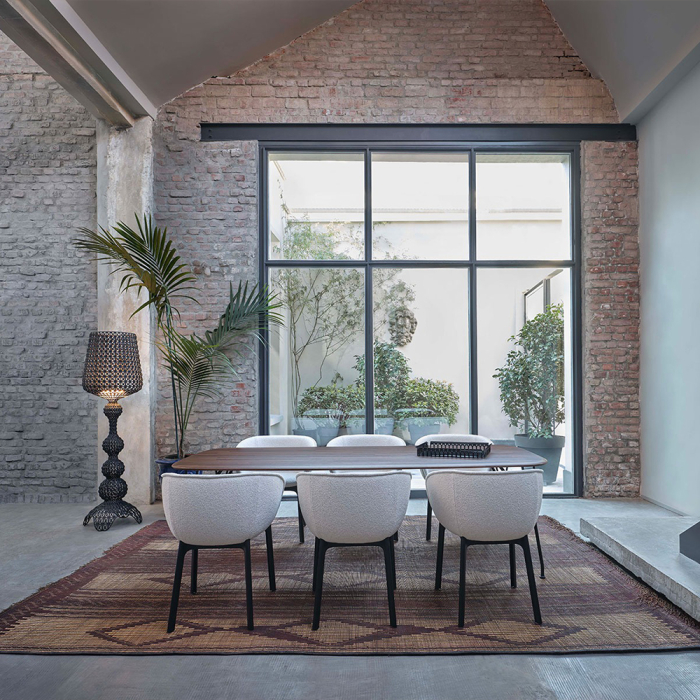 Charla Antibes, Dining Armchair, Anthracite