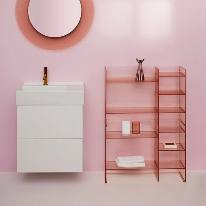 Sound-Rack, Shelving System, Pink