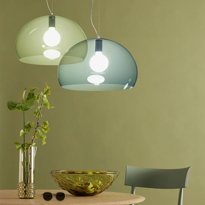 F/LY, Pendant Lamp, Small, Sage Green