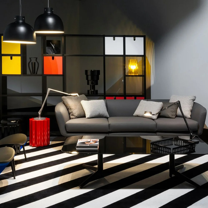 Colonna, Side Table/Stool, Black