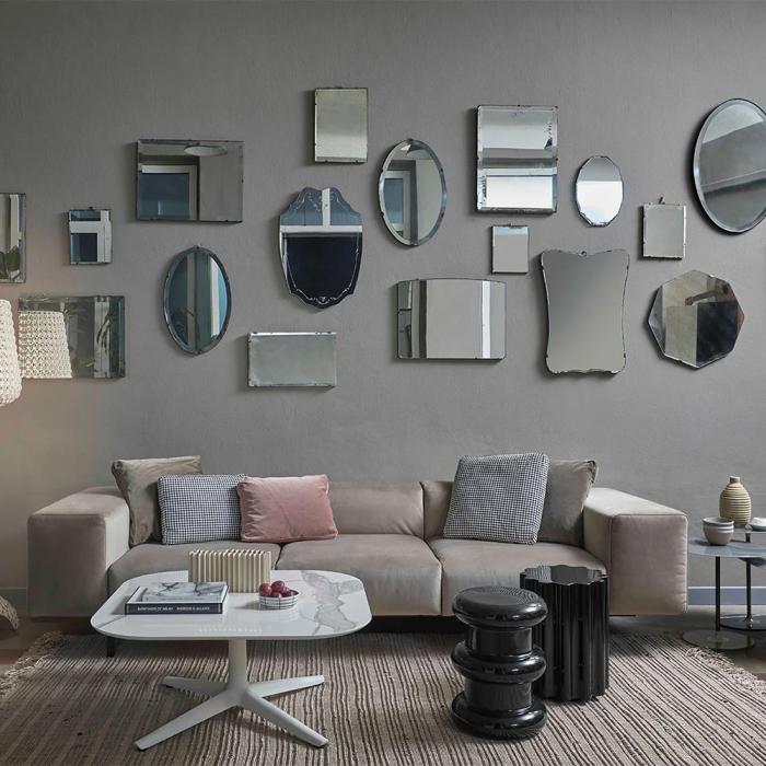 Pilastro, Side Table/Stool, Black