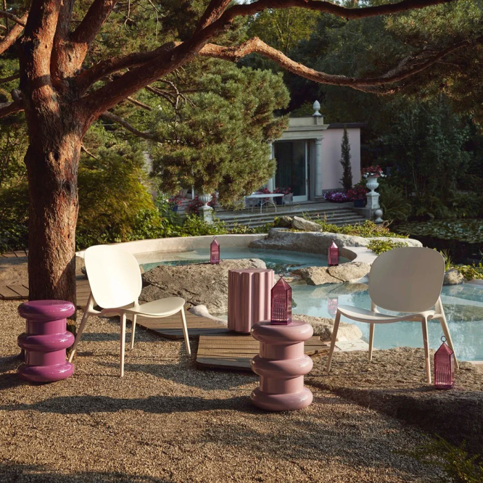 Pilastro, Side Table/Stool, Black