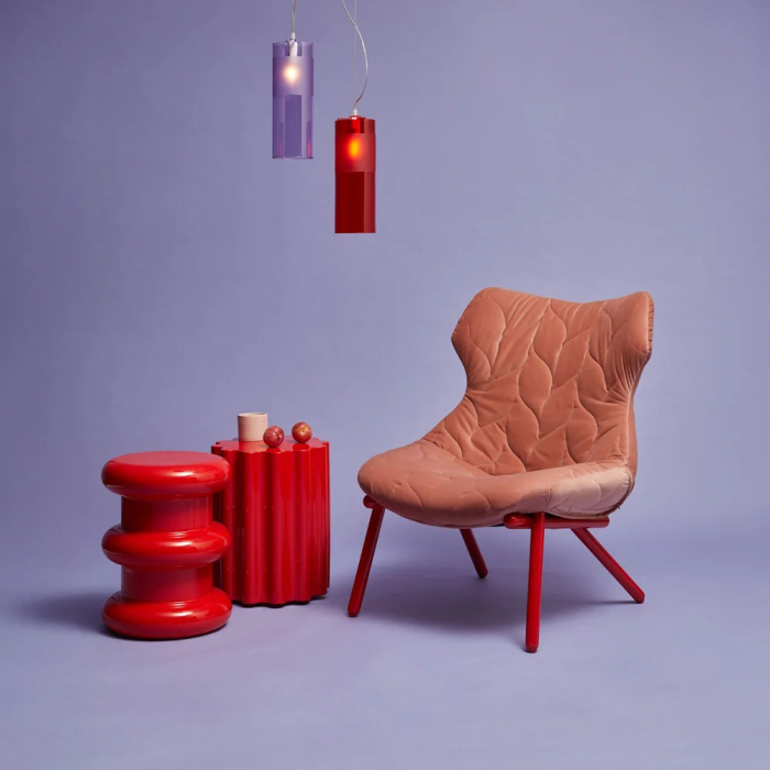 Pilastro, Side Table/Stool, Black