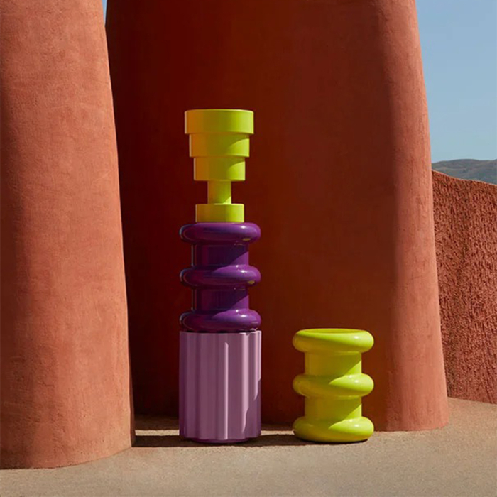 Pilastro, Side Table/Stool, Black