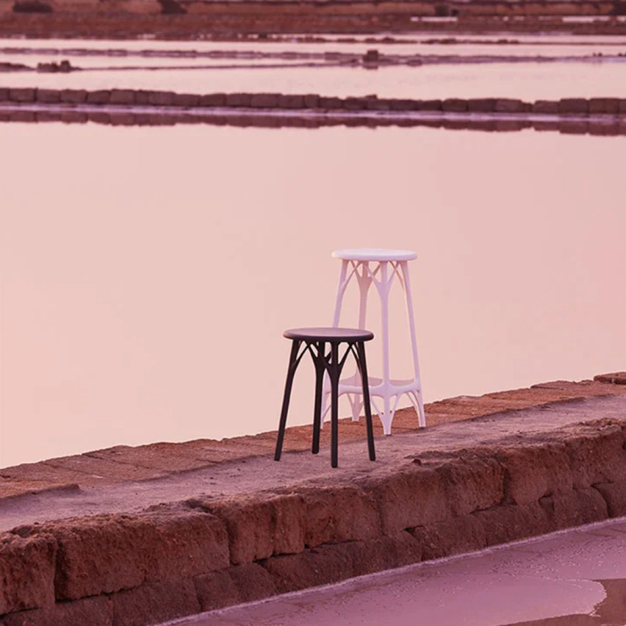 A.I., Stool Light, Black, 45 cm