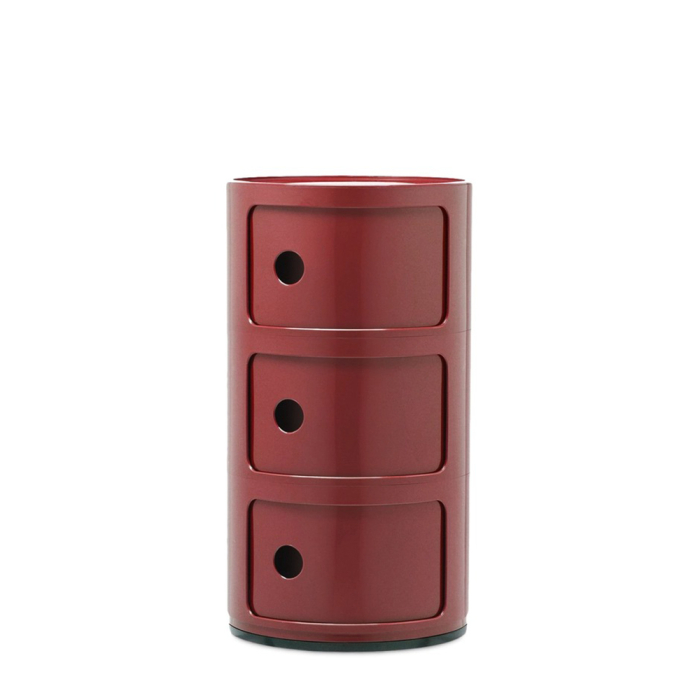 Componibili, Modular Elements, Burgundy, 58.5 cm