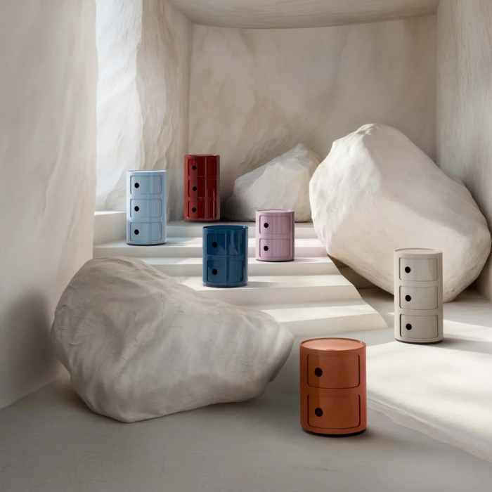 Componibili, Modular Elements, Burgundy, 58.5 cm