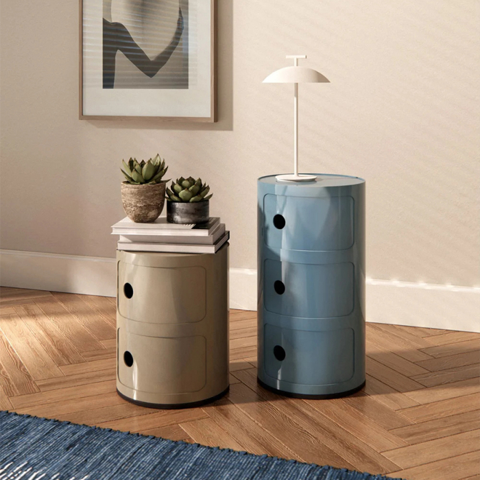 Componibili, Modular Elements, Burgundy, 58.5 cm