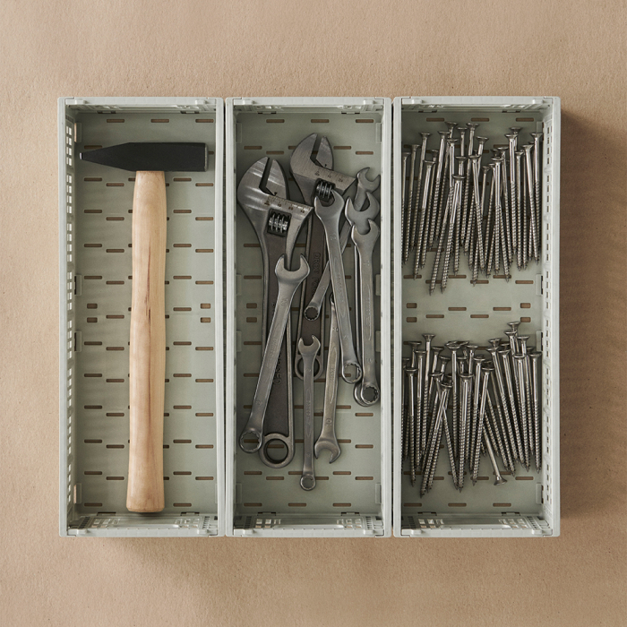 Hay Colour, Mini Crate, Oblong, Sage Green