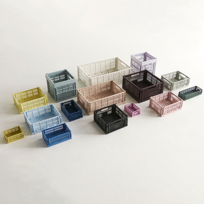 Hay Colour, Crate, Medium, Warm Grey