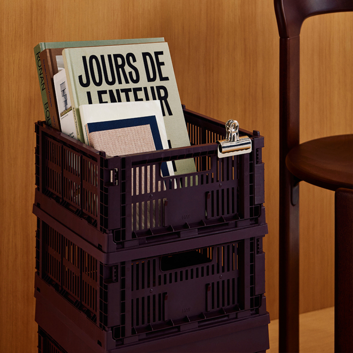 Hay Colour, Crate, Medium, Bordeaux