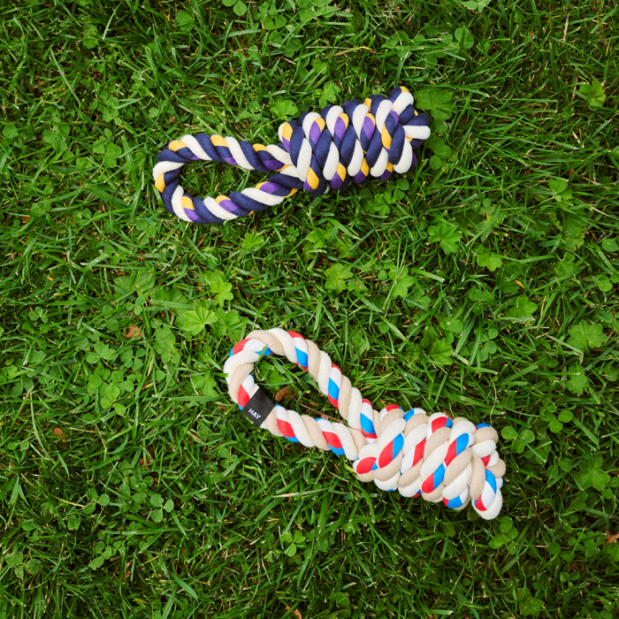 Hay Dogs, Dogs Rope Toy, Blue-Purple-Ochre