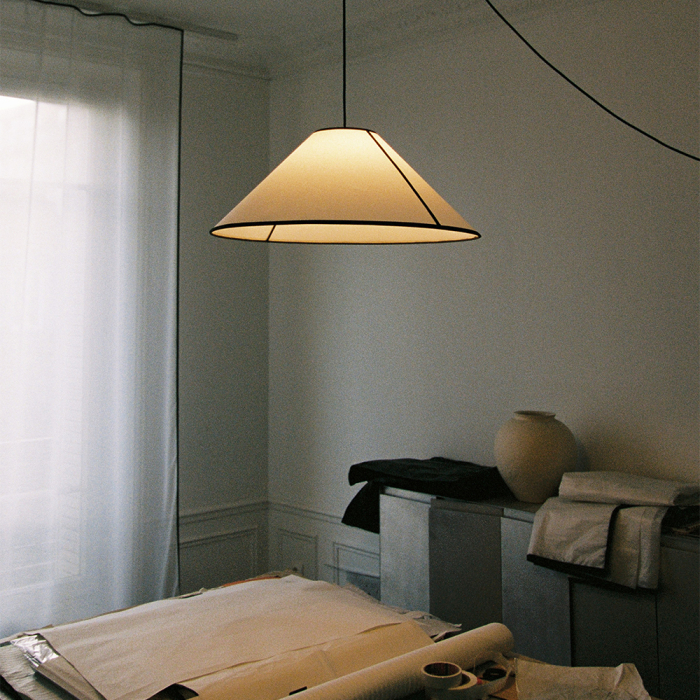 Ava Cone, Pendant Lamp-600, White