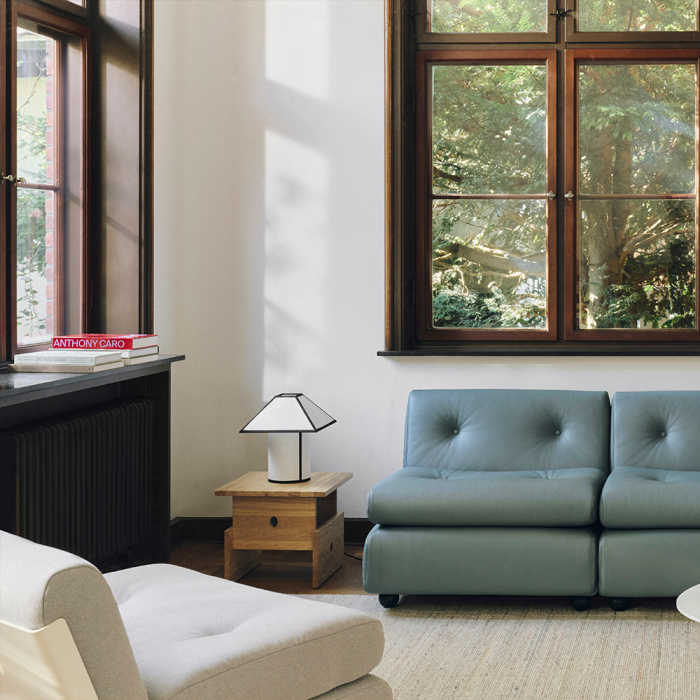 Ava Pyramid, Table Lamp-290, White