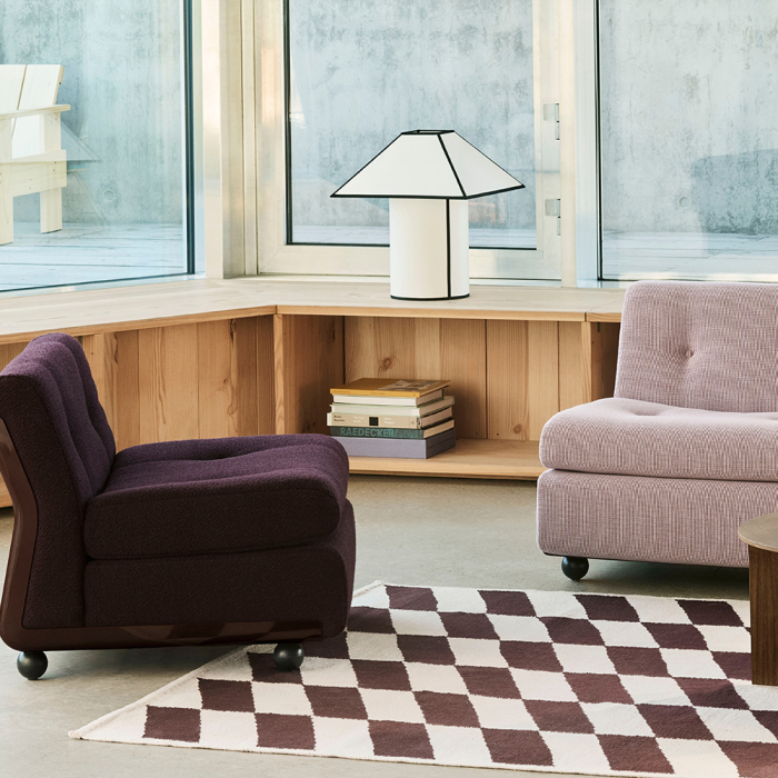 Ava Pyramid, Table Lamp-450, White