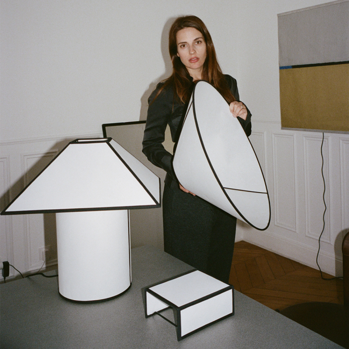 Ava Square, Wall Lamp, White