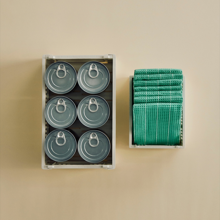 Canteen, Dish Cloth, Set of 2, Chocolate & Emerald Pinstripe