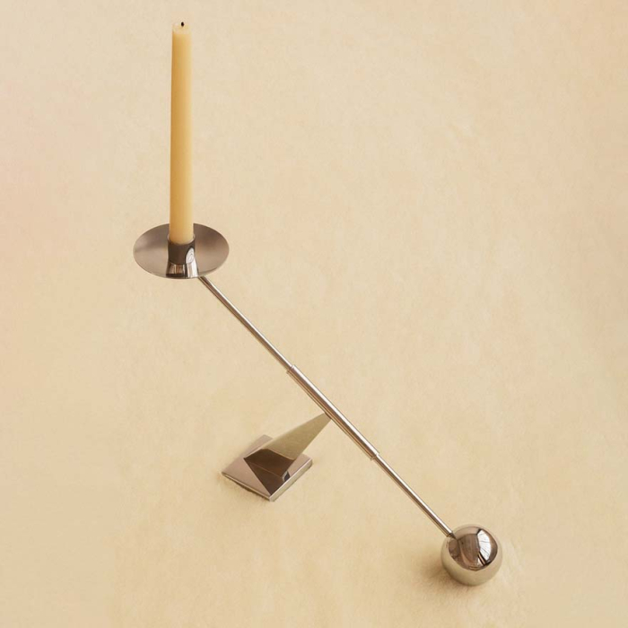 Interconnect, Candle Holder, Steel, Small