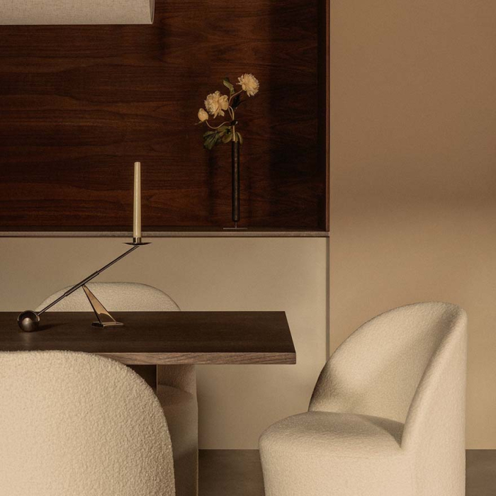 Interconnect, Candle Holder, Steel, Small