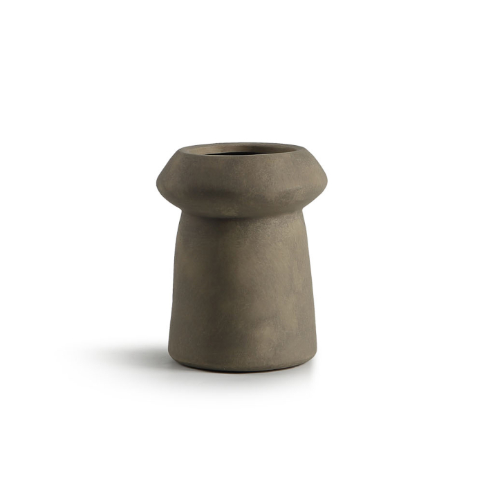 Veryo, Vase, Dark Taupe