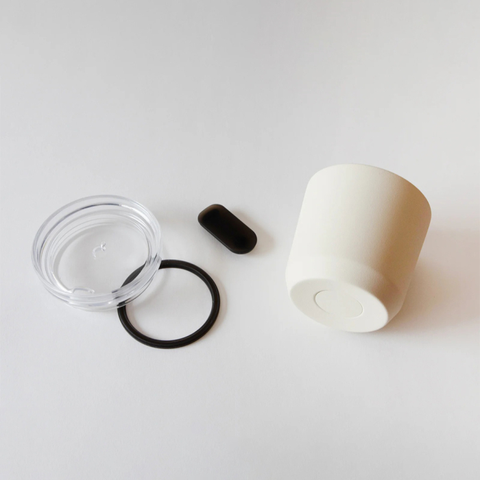 To Go, Tumbler with Plug, White, 240ml