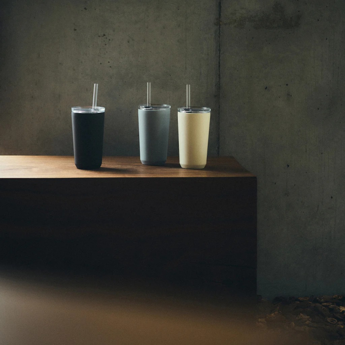 To Go, Tumbler with Straw, Ice Gray, 480ml 