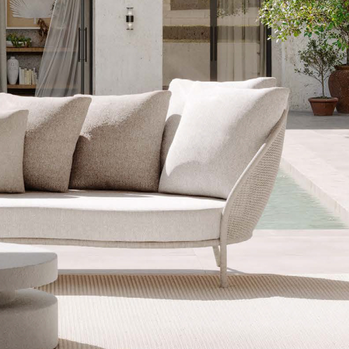 Isola, 3-Seater Outdoor Sofa, Sagebrush Straw-Beige