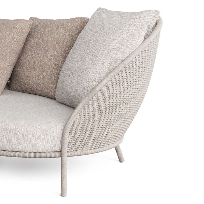 Isola, 3-Seater Outdoor Sofa, Sagebrush Straw-Beige