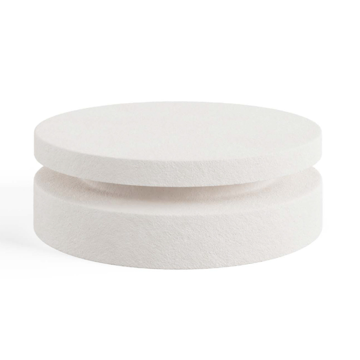 Anna, Outdoor Coffee Table, White Onyx