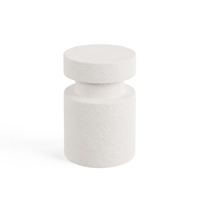 Anna, Outdoor Side Table, White Onyx