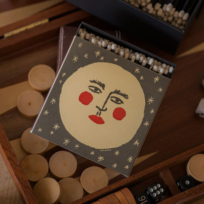 Moon, Square MatchBox, 125 Pcs