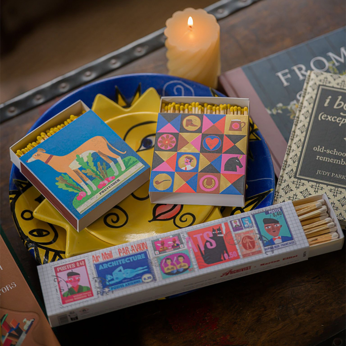 Colorful Gentleman, Square MatchBox, 125 Pcs