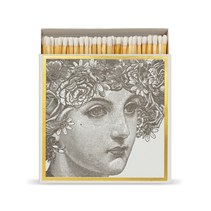 Lady, Square MatchBox, 125 Pcs