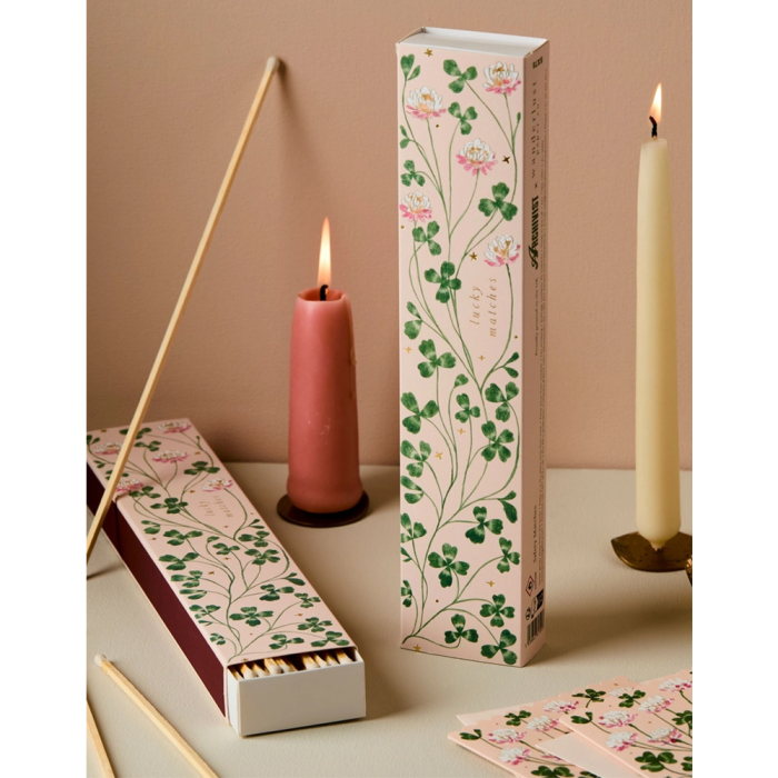 Lucky Clover, Long Matchbox, 45 Pcs