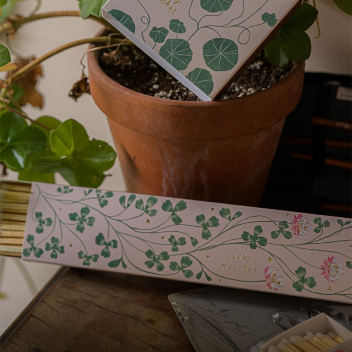 Lucky Clover, Long Matchbox, 45 Pcs