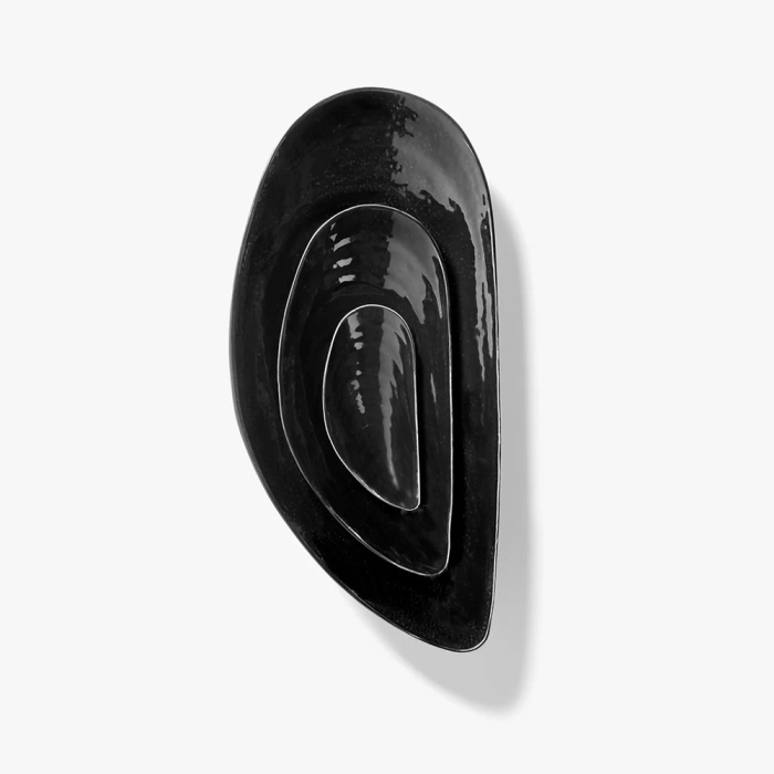 Marcel, Serving Bowl, L, Black