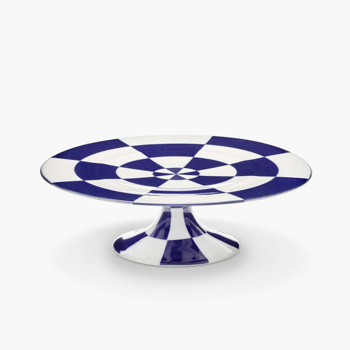 Fete des Betes, Cake Stand, Blue-White