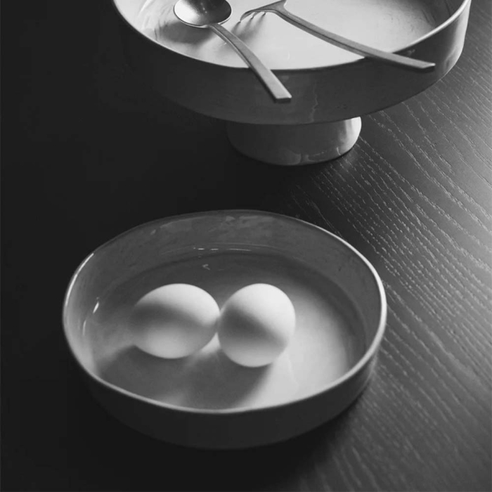 La Mere, Deep Plate, Large, Off-White