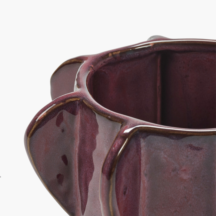 Urban Jungle, Molly Flower Pot 02, S, Aubergine