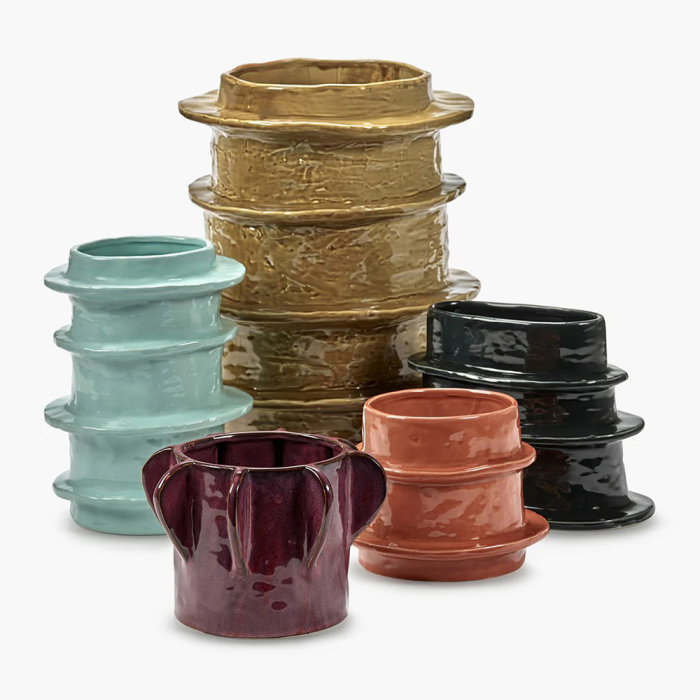 Urban Jungle, Molly Flower Pot 03, M, Ocher
