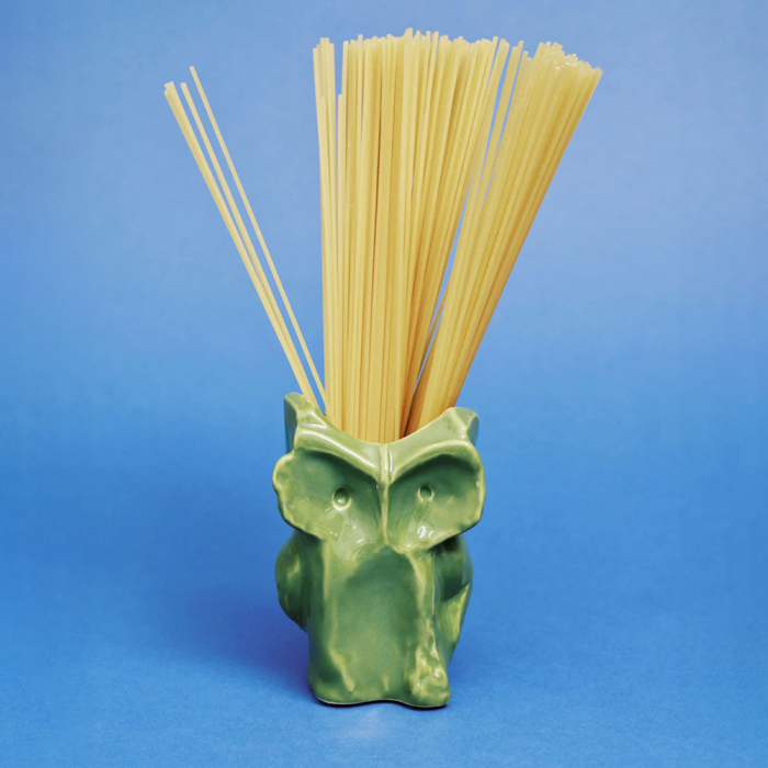 After Midnight, Marni, Owl Vase, XS, Green