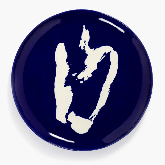 Feast, Serving Plate, L, Blue-White Pepper