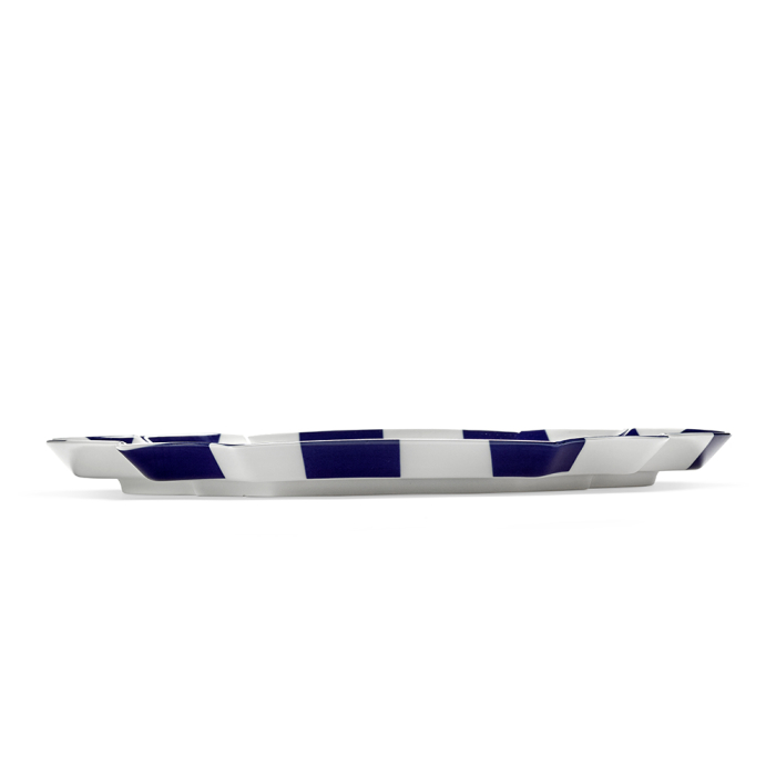 Fete des Betes, Serving Tray, Blue-White