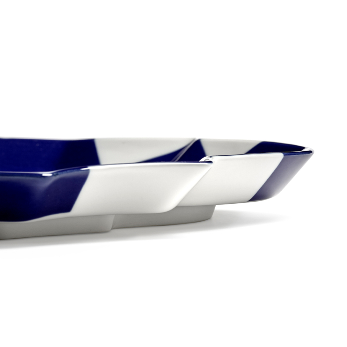 Fete des Betes, Serving Tray, Blue-White