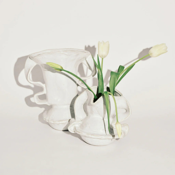 Marie Interior, Vase Rosie 02, White