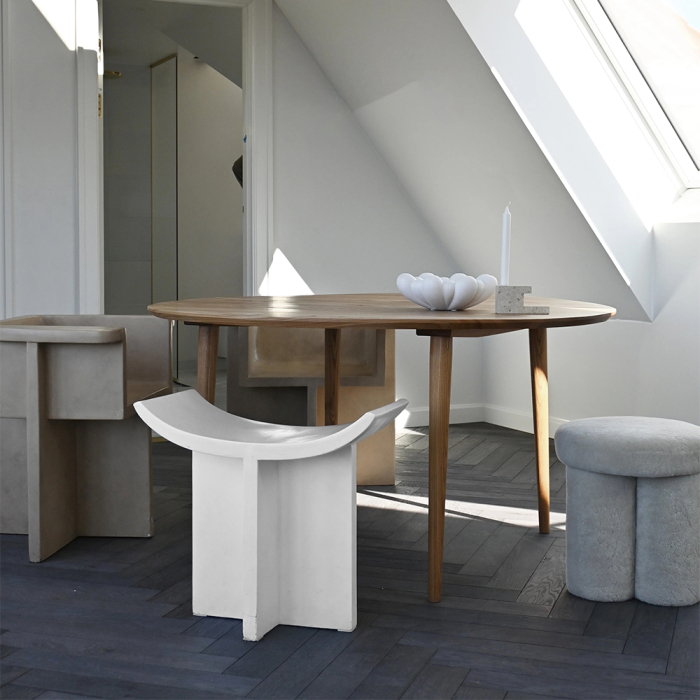 Bloom, Tray, Medio, Bone White