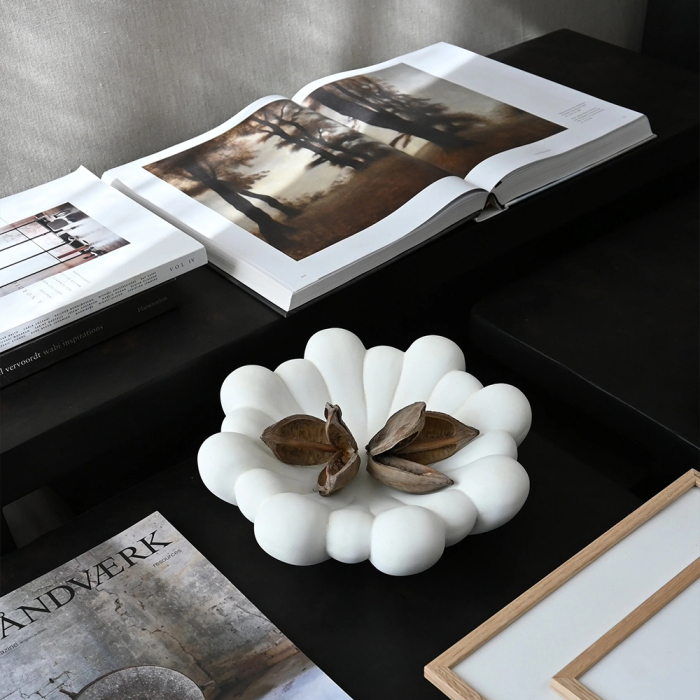 Bloom, Tray, Medio, Bone White