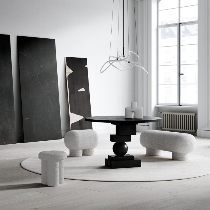 Cobra, Vase, Uno, Medio, Bone White